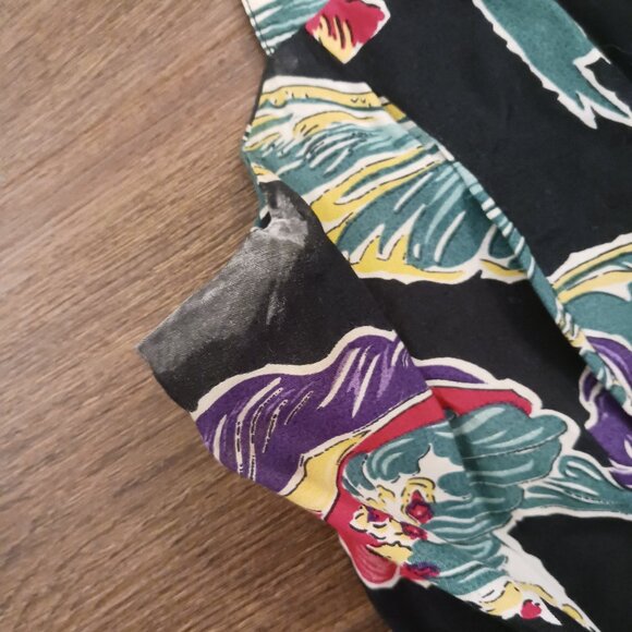 Trashy Diva Dorothy Tropical Flowers Dress VACATION UNIQUE SZ 10 GUC DESIGNER - Picture 6 of 8